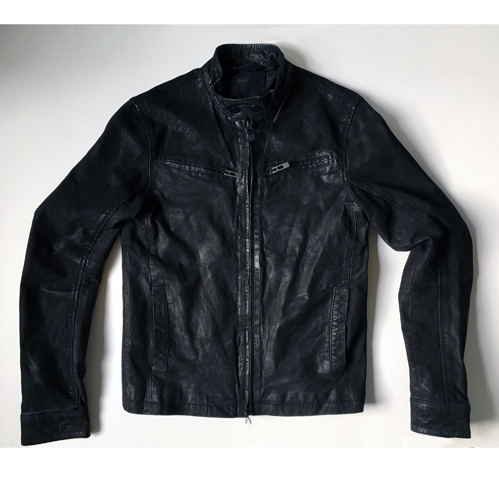 Rogue Oiled Genuine Leather Jacket - Mens S